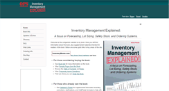 Desktop Screenshot of inventoryexplained.com